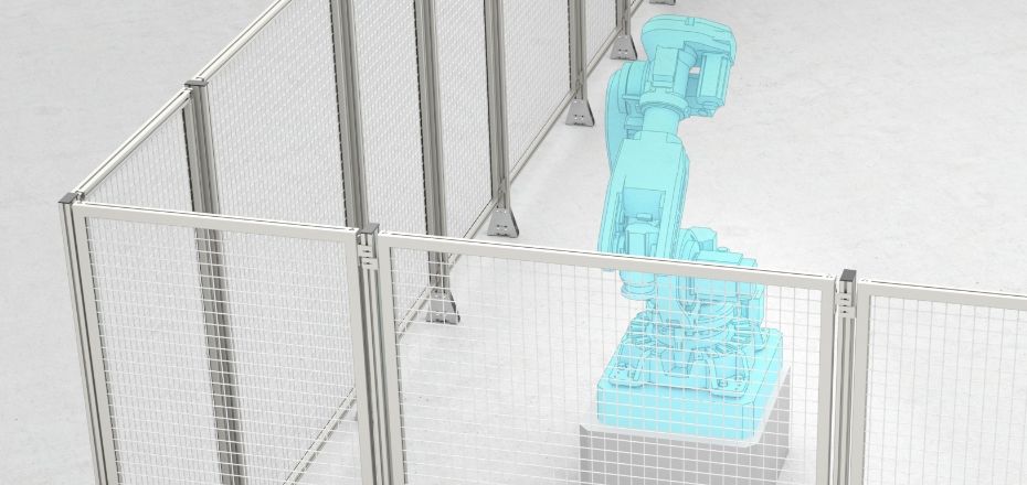 Robot guard - Stability and safety in line with the Machinery Directive
