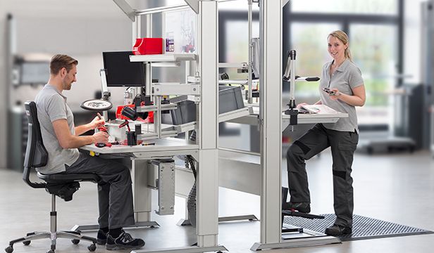 Optimierte Arbeitsplatz-Gestaltung im Reparaturservice